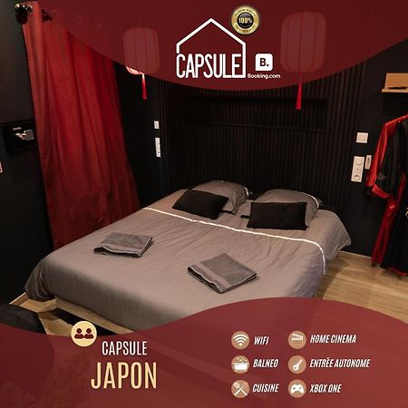 Apartament Capsule Japon - Jacuzzi - Netflix & Ecran Cinema - Xbox Trith-Saint-Leger Zewnętrze zdjęcie