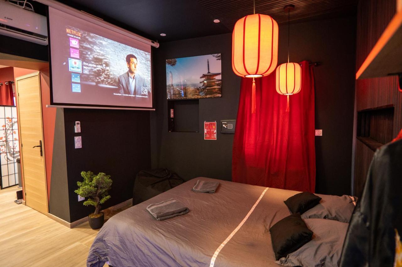 Apartament Capsule Japon - Jacuzzi - Netflix & Ecran Cinema - Xbox Trith-Saint-Leger Zewnętrze zdjęcie