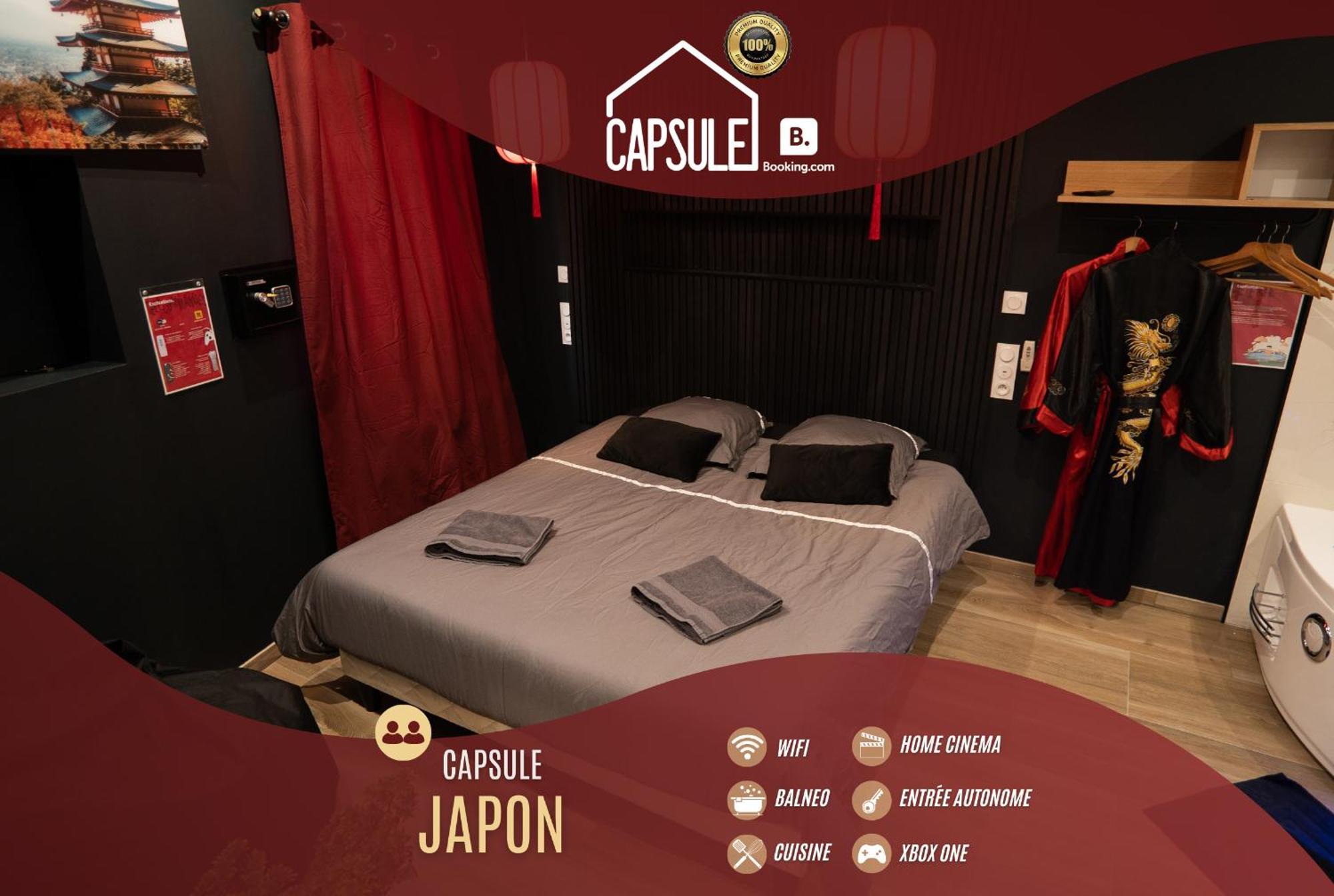 Apartament Capsule Japon - Jacuzzi - Netflix & Ecran Cinema - Xbox Trith-Saint-Leger Zewnętrze zdjęcie